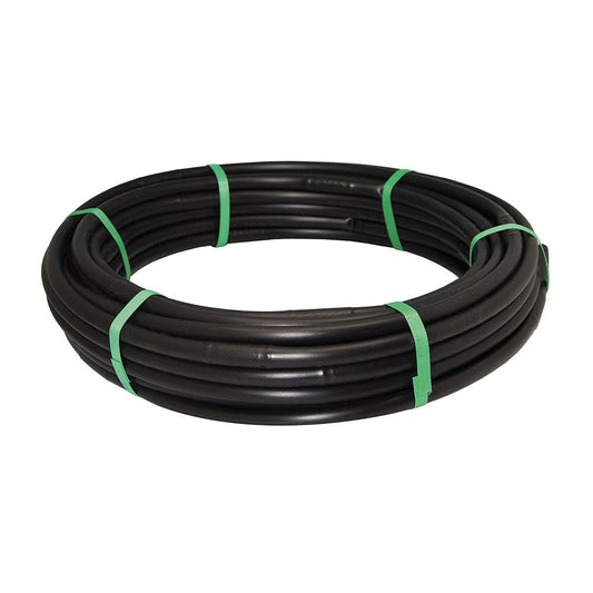 ROLLO DE 25m DE TUBERIA DE GOTEO 16mm CON GOTEROS A 35 cm 2 L/h COLOR NEGRO. BLUE BIRD