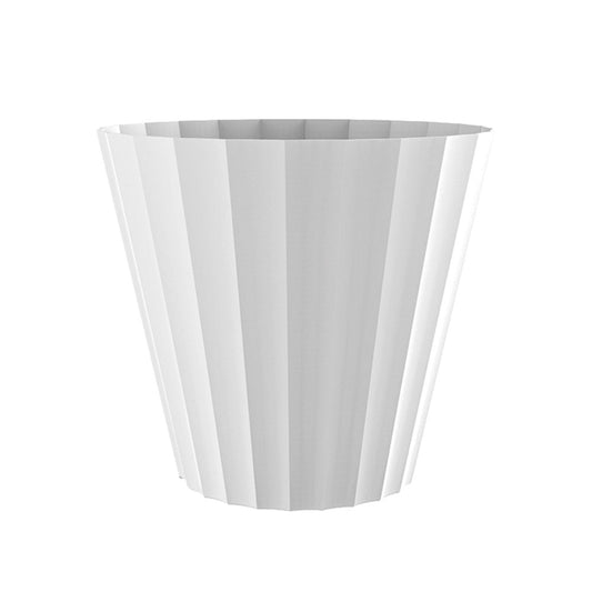 MACETA DE INYECCION DORIC COLOR BLANCO Ø26x23cm