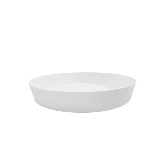 PLATO DE INYECCION PARA MACETA COLOR BLANCO Ø20cm