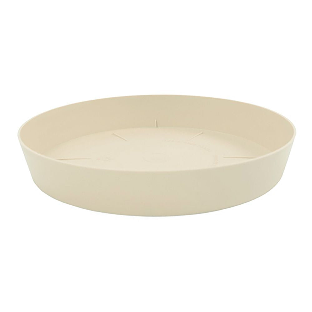PLATO DE INYECCION PARA MACETA COLOR ECRU Ø17cm