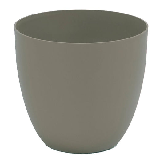 MACETA DE INYECCION MODELO CUENCO Ø18cm COLOR TAUPE