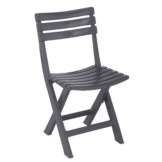 SILLA PLEGABLE BIRKI COLOR ANTRACITA 44 x 41 x 78 cm