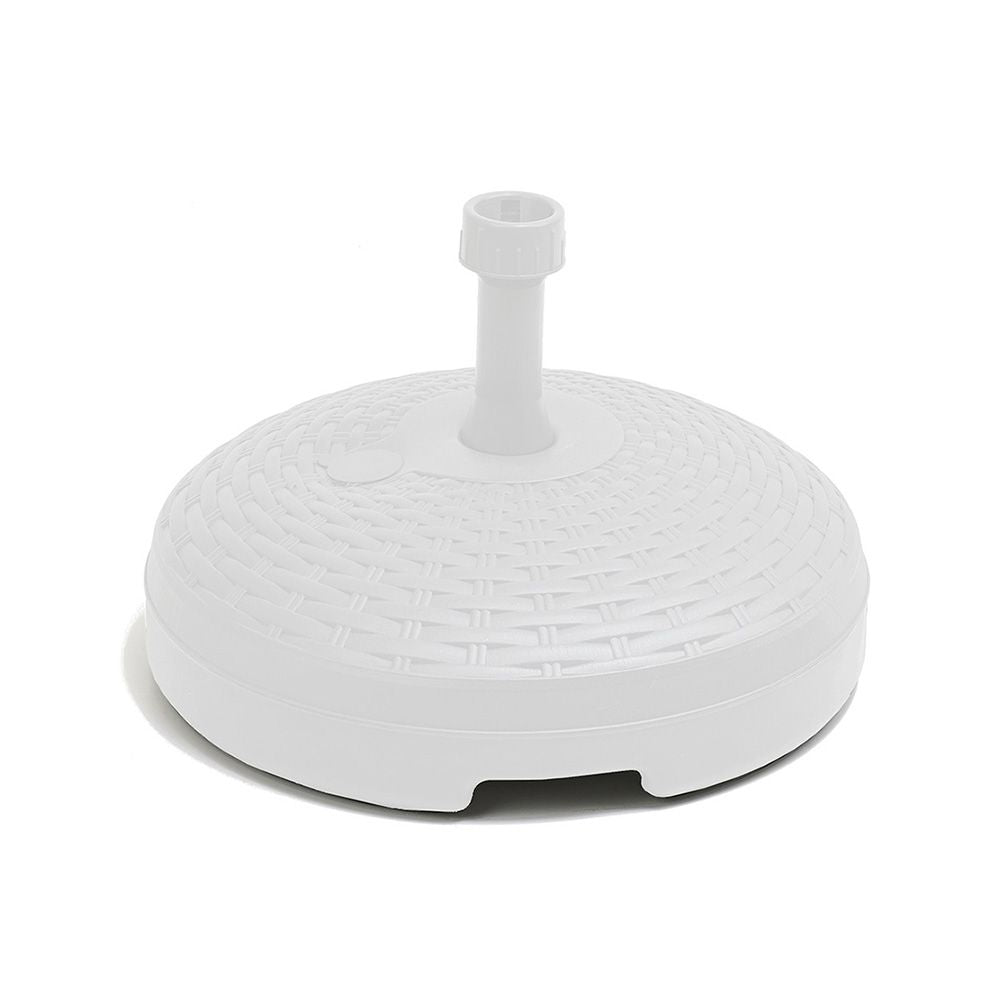 BASE DE PARASOL 20 L BLANCO Ø45 x 15 cm