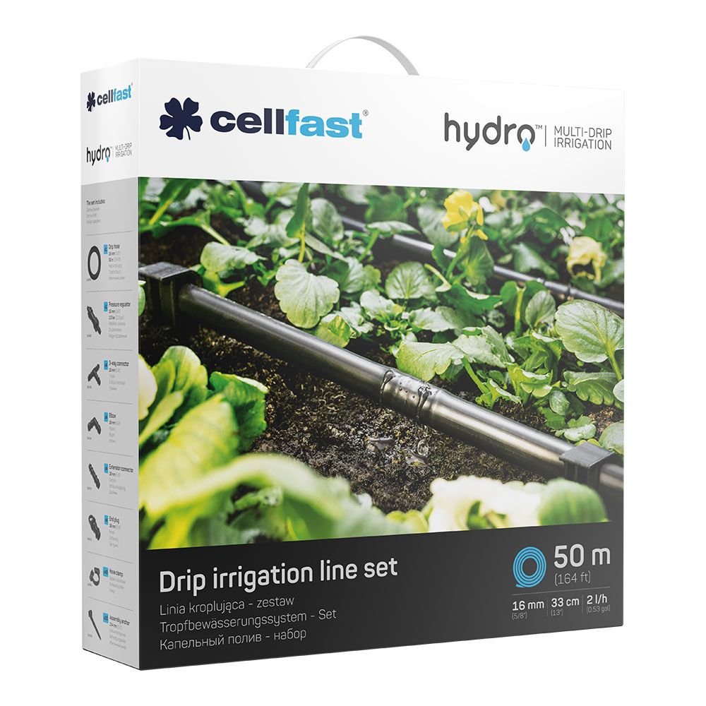 SET DE MICRORIEGO HYDRO DE 50 m CELLFAST
