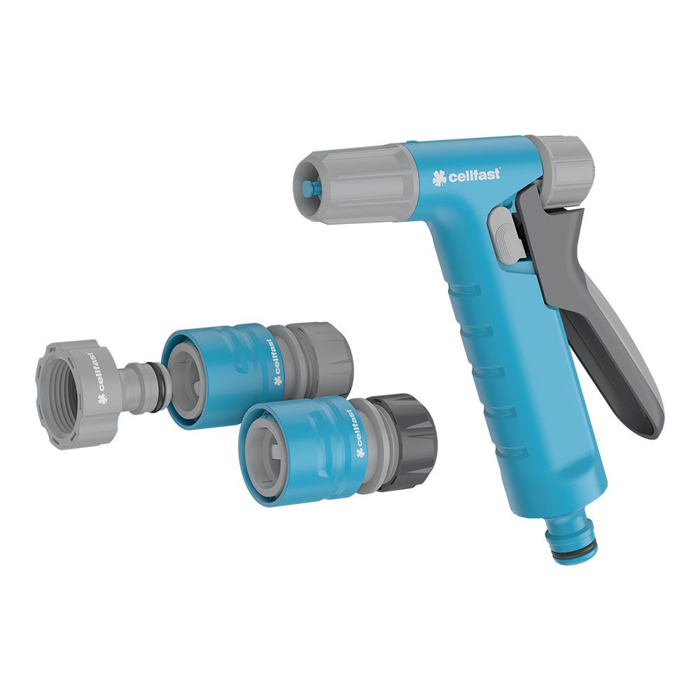 SET PISTOLA DE RIEGO HYDRON IDEAL 1/2" - 5/8"