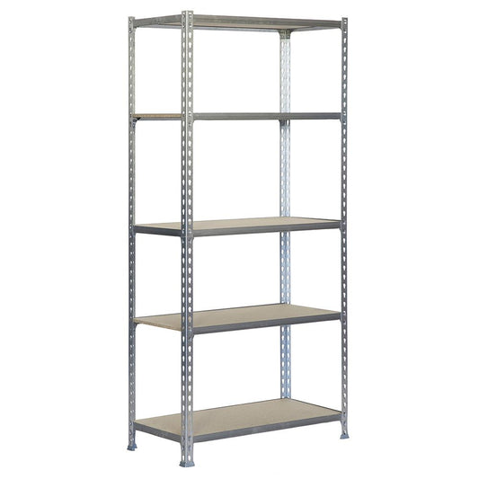 ESTANTERÍA MADERA 167.4x71x31cm 5B GALVA/MADERA 75KG SIMON RACK