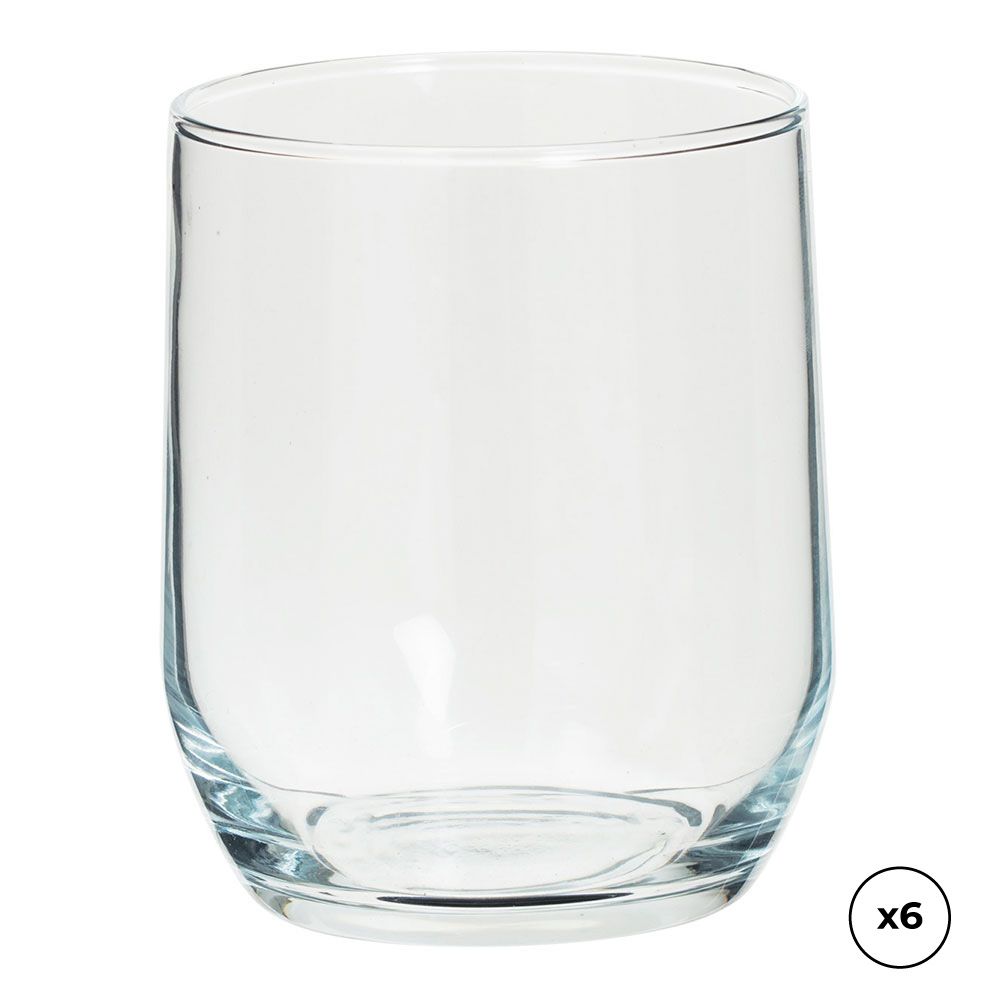 VASOS AGUA PAOL 315 ml, 6 uds