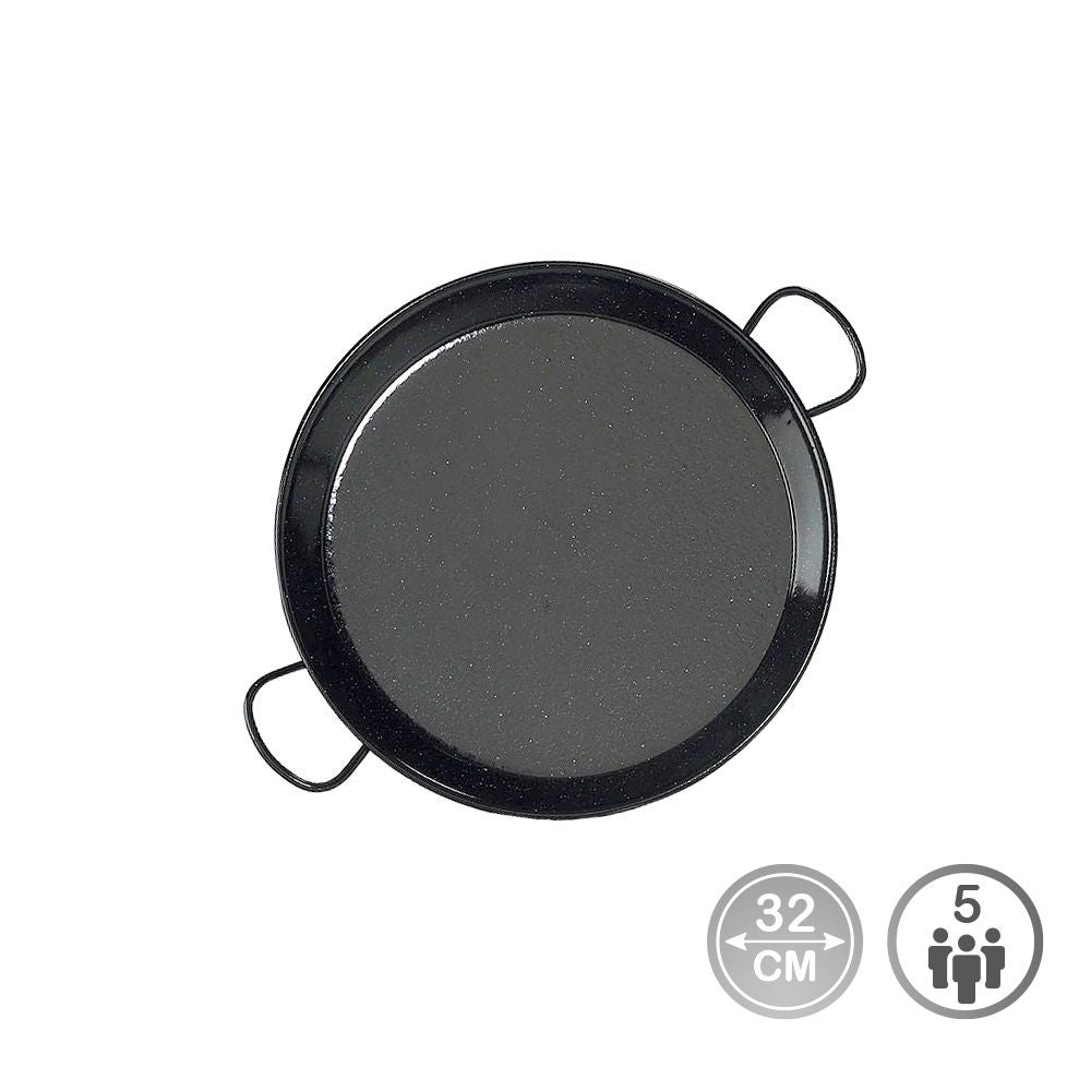 PAELLERA ESMALTADA PARA INDUCCION Y VITROCERAMICA Ø32 cm (5 PERSONAS)
