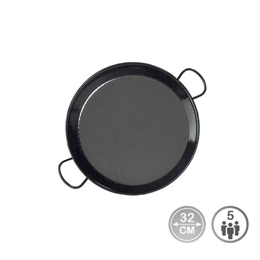 PAELLERA ESMALTADA PARA INDUCCION Y VITROCERAMICA Ø32 cm (5 PERSONAS)