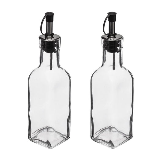 ACEITERA Y VINAGRERA DE CRISTAL 160 ml