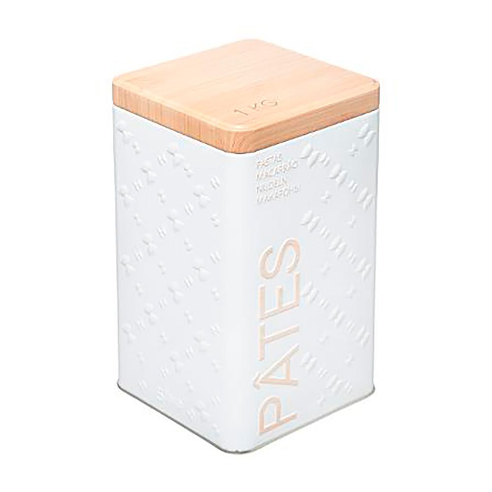 CAJA METÁLICA MODELO SCANDI NATURE PARA PASTA 500 g