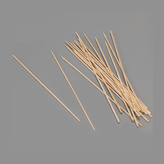 PINCHOS DE MADERA HIGIÉNICOS 2 x 200 mm, BLISTER 100 uds