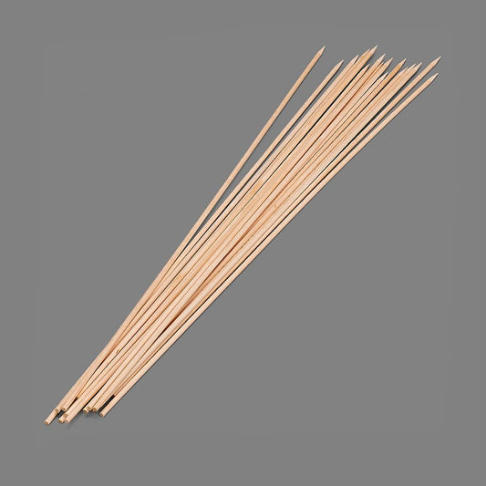 PINCHOS DE MADERA HIGIÉNICOS 2 x 300 mm, BLISTER 100 uds