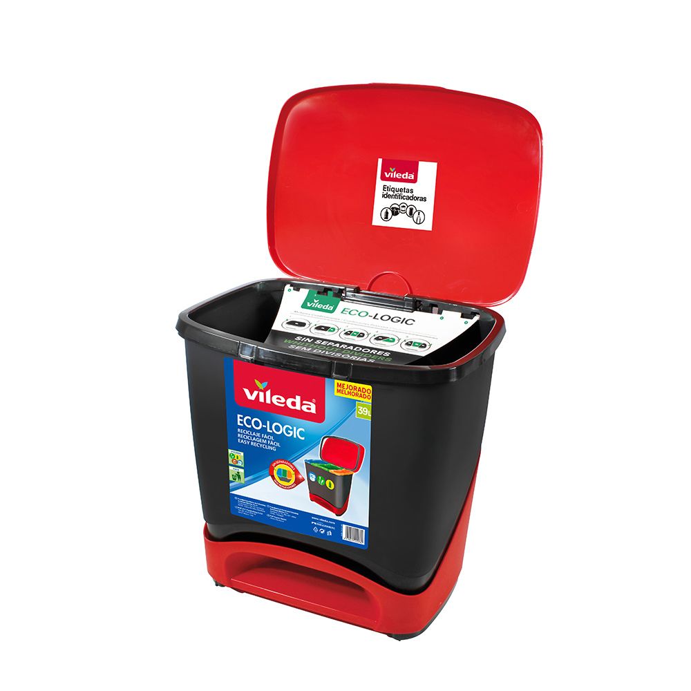 CUBO CON PEDAL 50 l (NO INCLUYE SEPARADORES PARA RECICLAJE)