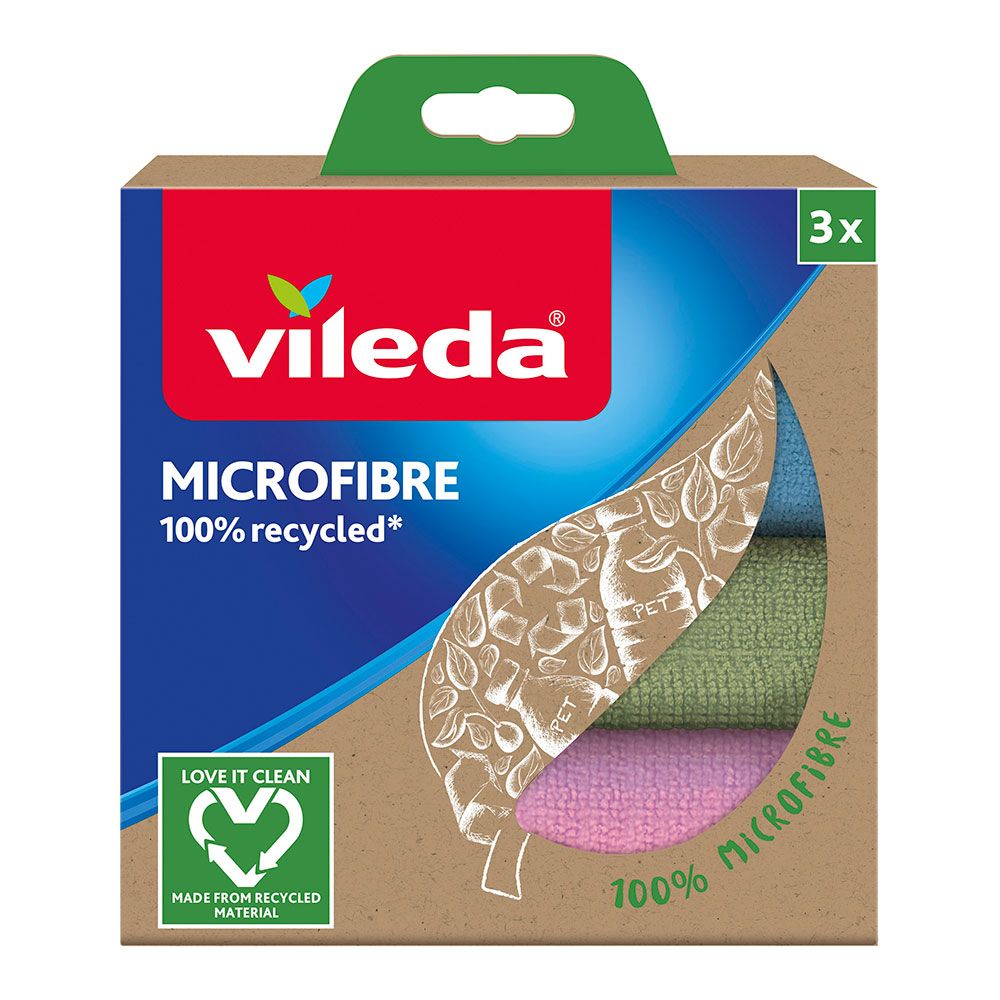 BAYETA MICROFIBRA 100% RECICLADA 3 uds