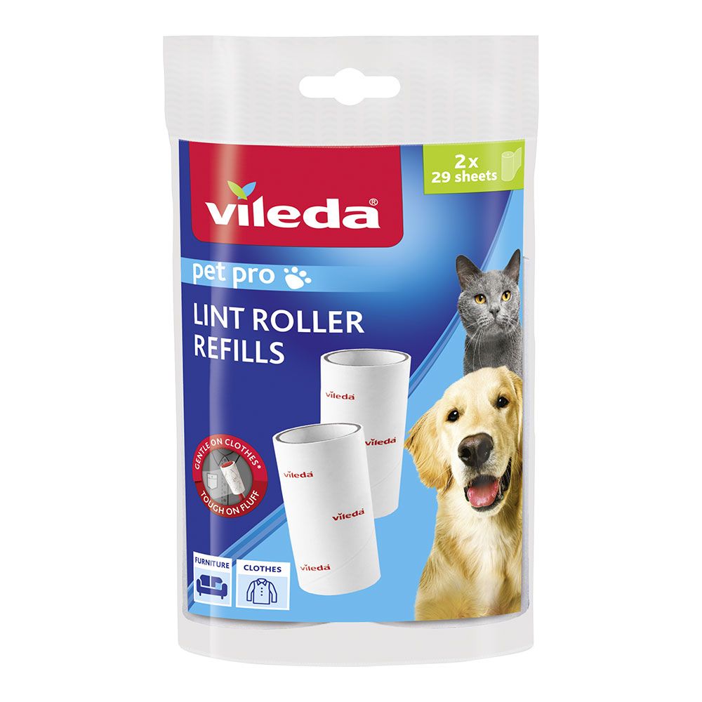 RECAMBIO RODILLO QUITAPELUSAS PET PRO. 2 x 29 HOJAS