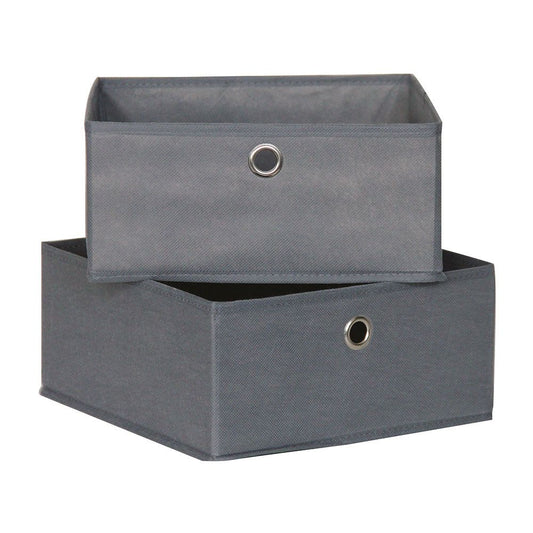 LOTE DE 2 CAJAS ORDENACIÓN 28 x 28 x 13 cm