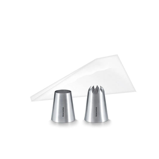 KIT CROQUETAS GRANDCHEF CON 10 BOLSAS Y 2 BOQUILLAS
