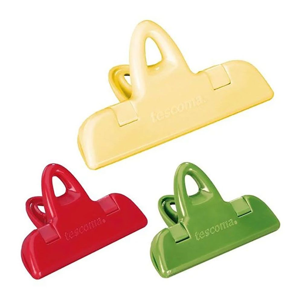 PINZA CIERRABOLSAS PRESTO 7-11 cm, 2+1 PIEZAS