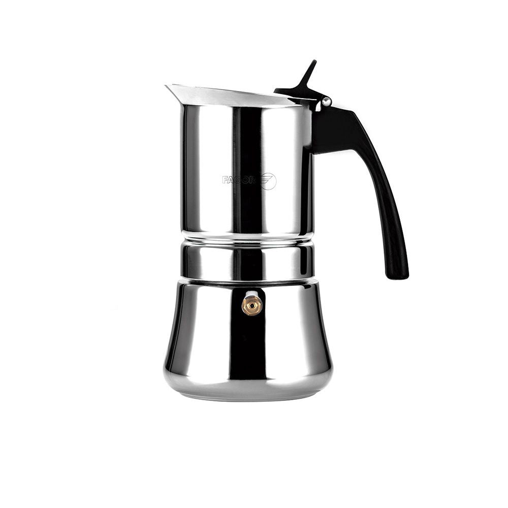 CAFETERA ETNICA DE ACERO INOXIDABLE 18 / 10, 4 TAZAS