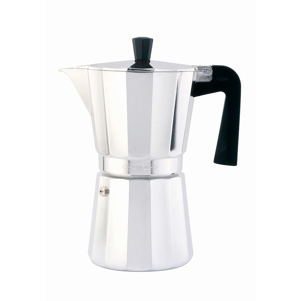 CAFETERA DE ALUMINIO NEW VITRO NO APTA PARA INDUCCIÓN, 3 TAZAS