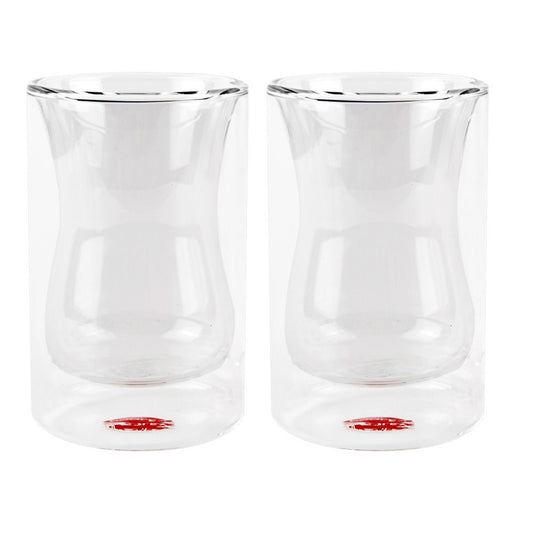 TAZAS DE DOBLE PARED PALERMO, RESISTENTES A GOLPES Y TEMPERATURAS, 200 ml, 2 uds