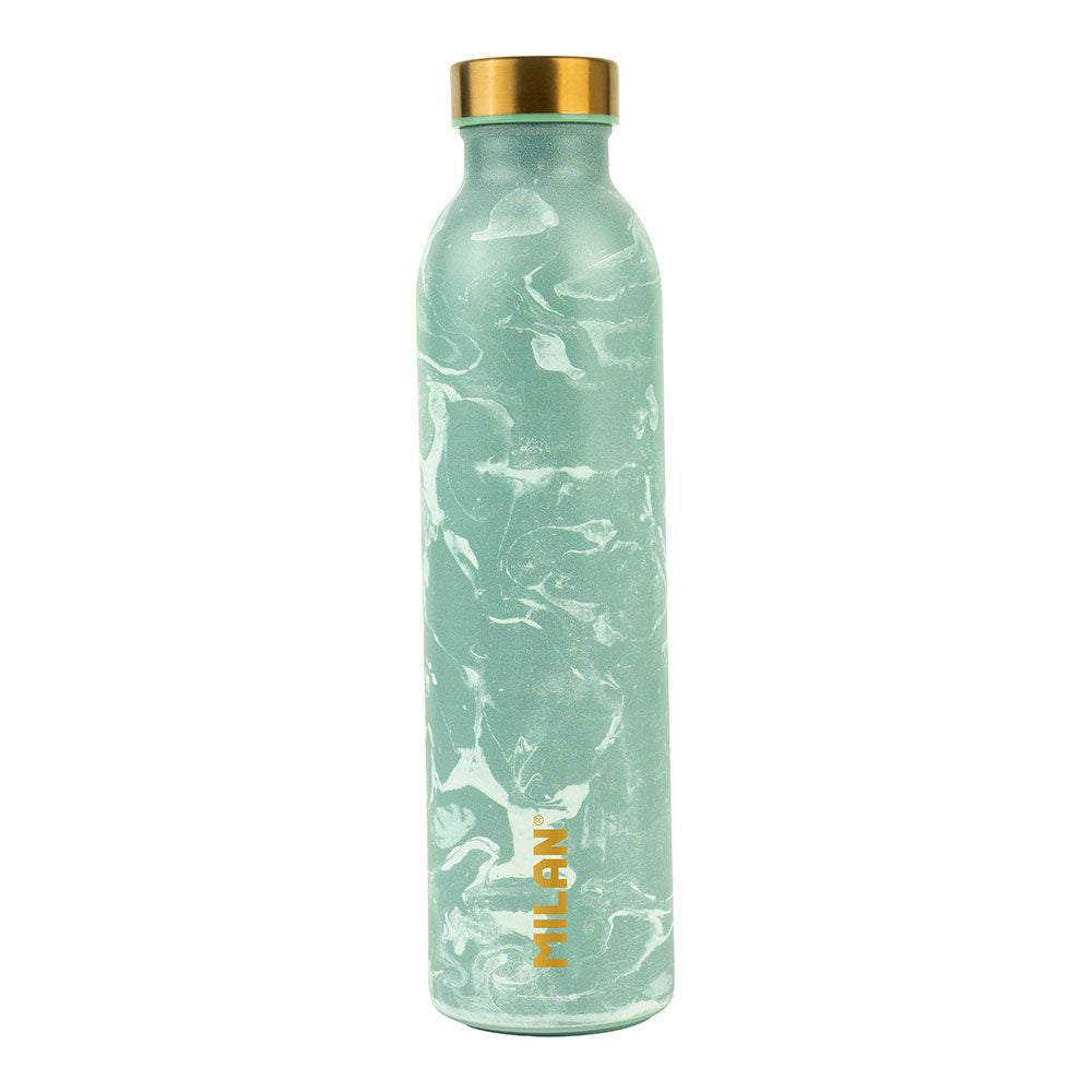 BOTELLA ISOTÉRMICA DE ACERO INOXIDABLE SERIE LAVA VERDE 591 ml