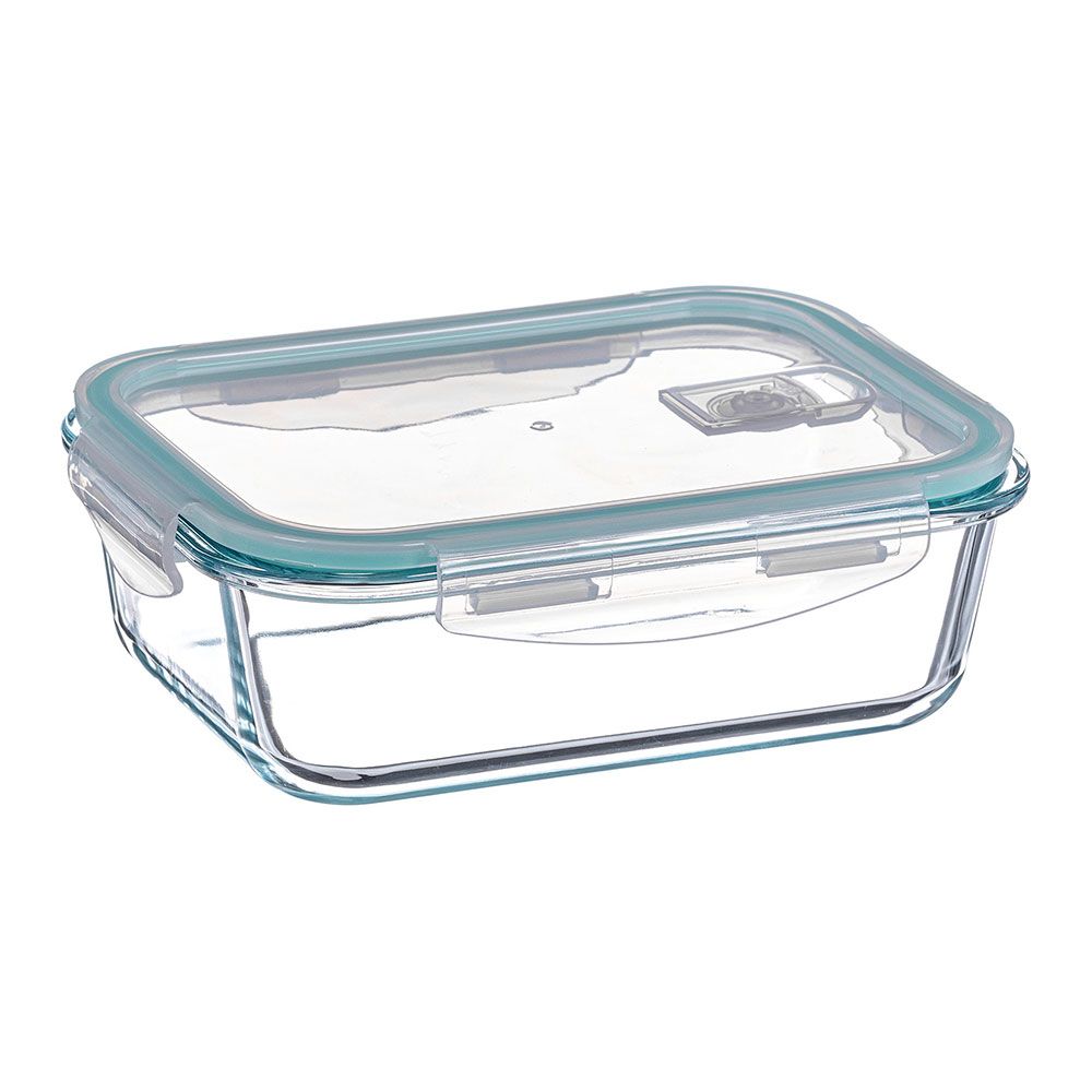 FIAMBRERA BOROSILICATO RECTANGULAR HERMÉTICA 630 ml