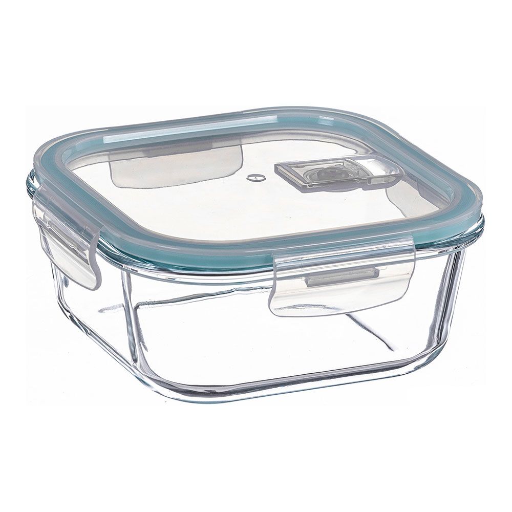FIAMBRERA BOROSILICATO CUADRADA HERMÉTICA 1200 ml