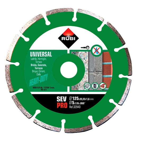 DISCO DIAMANTADO SEV PRO Ø125 x 1,6 x 22,2 mm
