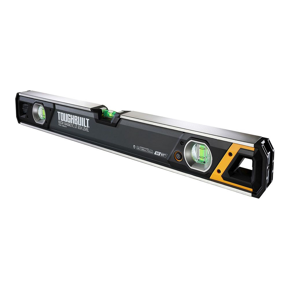 NIVEL MAGNÉTICO TUBULAR BURBUJA ILUMINADA 60 cm