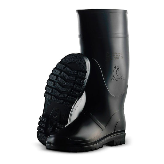 BOTA DE AGUA CAÑA ALTA COLOR NEGRO TALLA 44