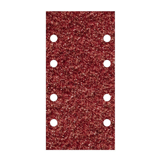 HOJAS DE LIJAR ADHESIVAS DE CORINDÓN PERFORADAS, 93 x 185 mm, GRANO 80, PACK 10 uds