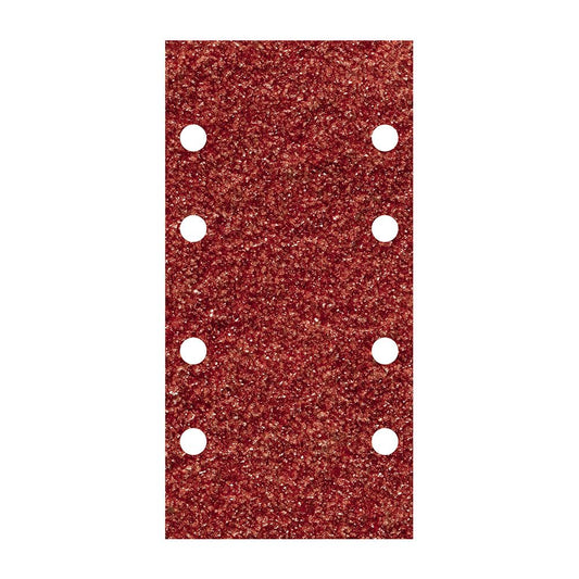 HOJAS DE LIJAR ADHESIVAS DE CORINDÓN PERFORADAS, 93 x 185 mm, GRANO 120, PACK 10 uds