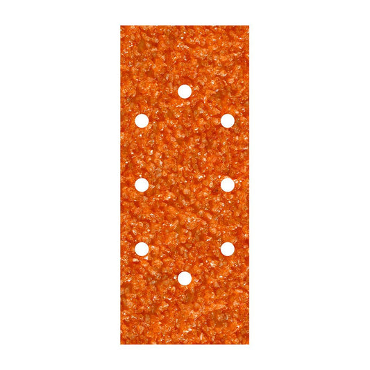 HOJAS DE LIJAR DE CORINDÓN PERFORADAS OVAL, 93 x 230 mm, GRANO 40, PACK 5 uds