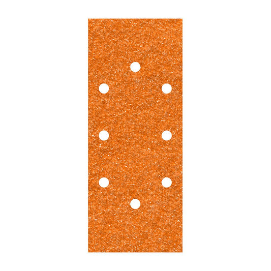 HOJAS DE LIJAR DE CORINDÓN PERFORADAS OVAL, 93 x 230 mm, GRANO 120, PACK 5 uds