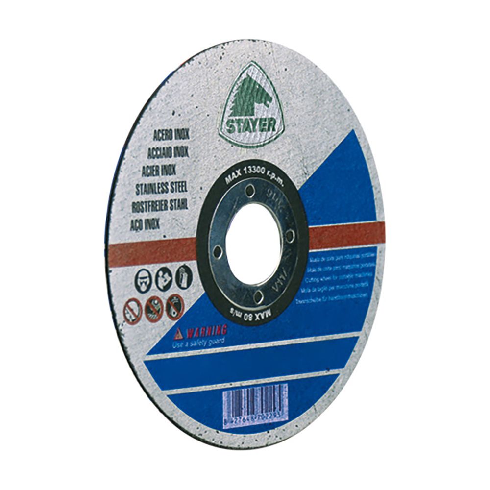 DISCO EXTRAFINO INOX STANDARD, Ø115 x 1,0 x 22,23 mm