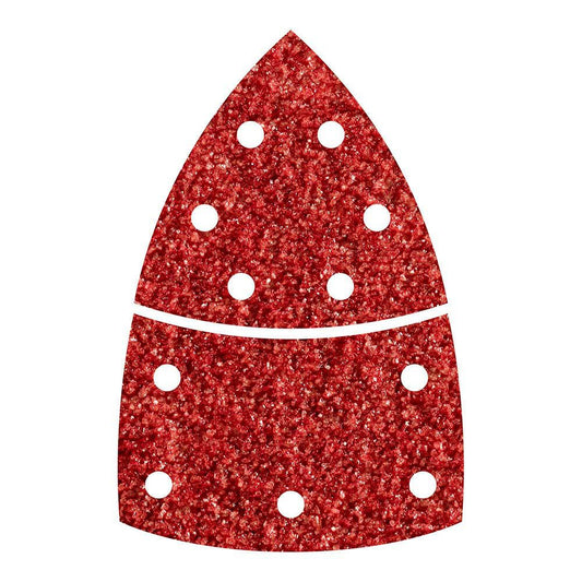 HOJA ABRASIVA ADHESIVA, 2 PIEZAS PARA MADERA/METAL, GRANO 40, PACK 10 uds