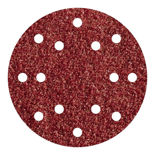 DISCOS ADHESIVOS DE LIJAR CORINDÓN, PARA EXC., Ø150 mm, GRANO 80, SET 5 uds