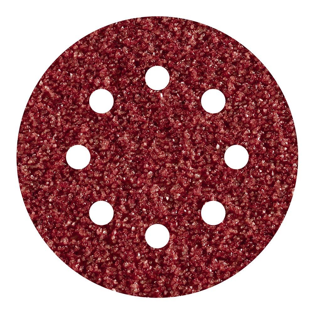 DISCOS ADHESIVOS DE LIJAR CORINDÓN, Ø125 mm, GRANO 60, SET 5 uds