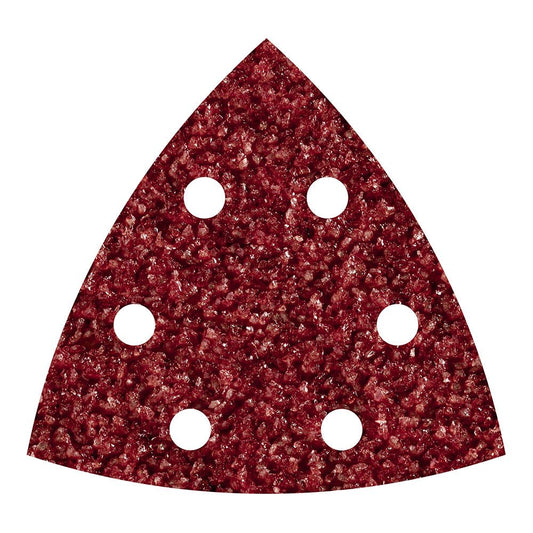 HOJAS ABRASIVAS ADHESIVAS DE CORINDÓN, 95 mm, GRANO 40 DELTA, SET 5 uds