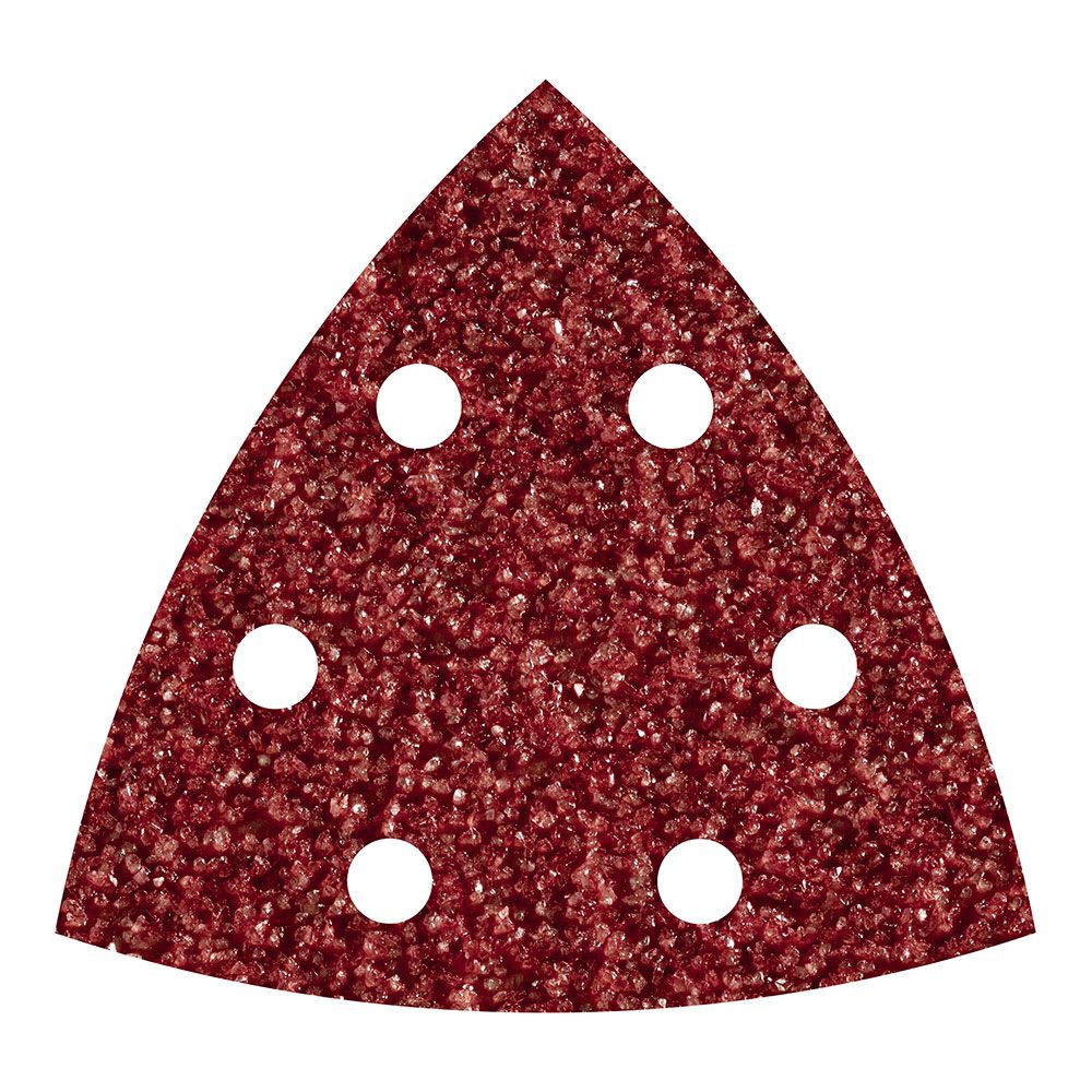 HOJAS ABRASIVAS ADHESIVAS DE CORINDÓN, 95 mm, GRANO 60 DELTA, SET 5 uds