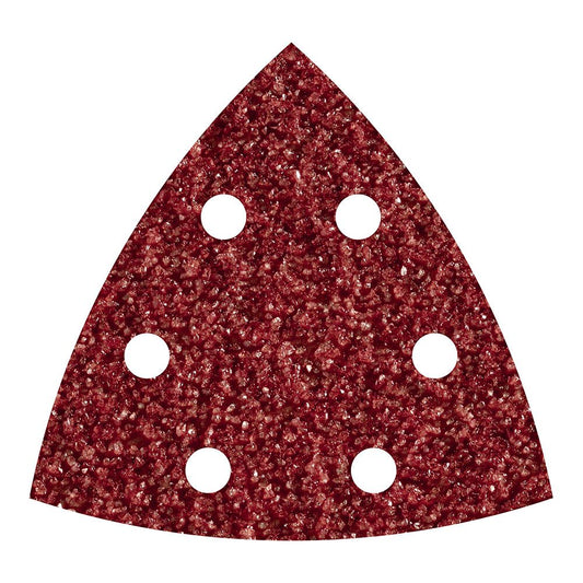HOJAS ABRASIVAS ADHESIVAS DE CORINDÓN, 95 mm, GRANO 60 DELTA, SET 5 uds