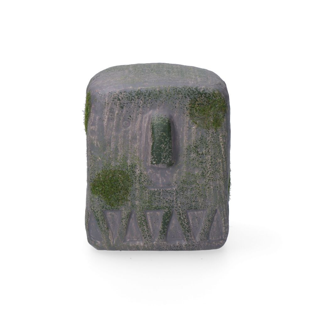 ESTATUA GRIS 9 x 8 x 9,5 cm