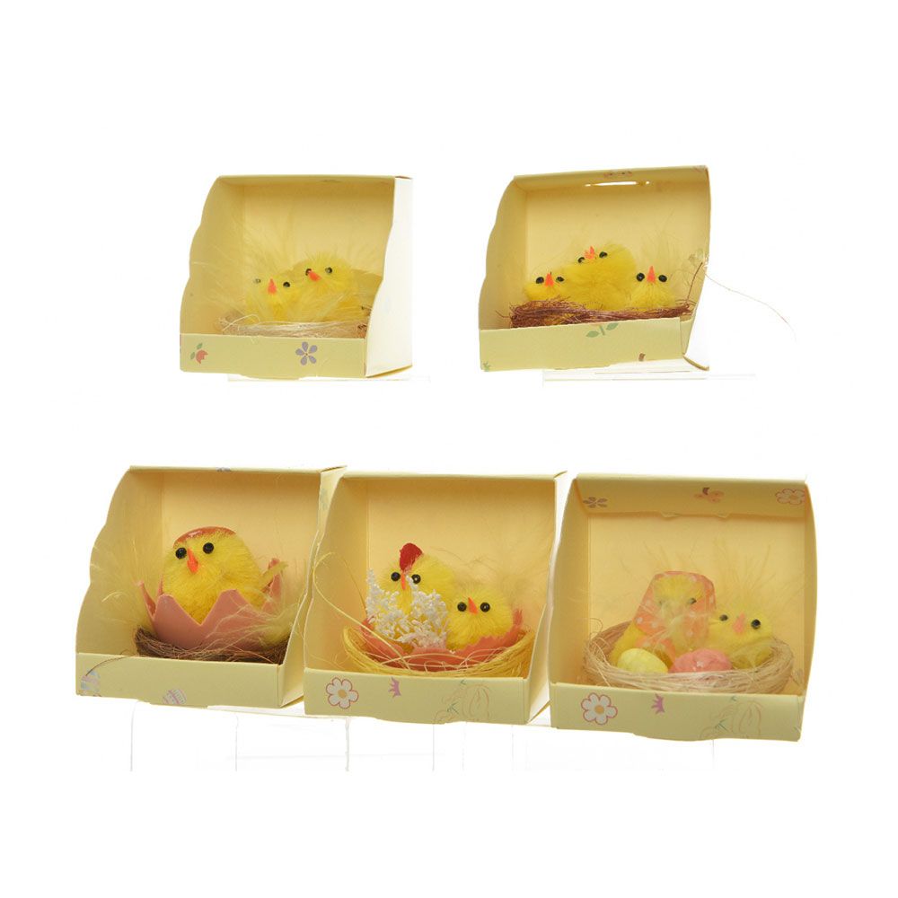NIDOS DE PASCUA Ø5 x 4 cm MODELOS SURTIDOS