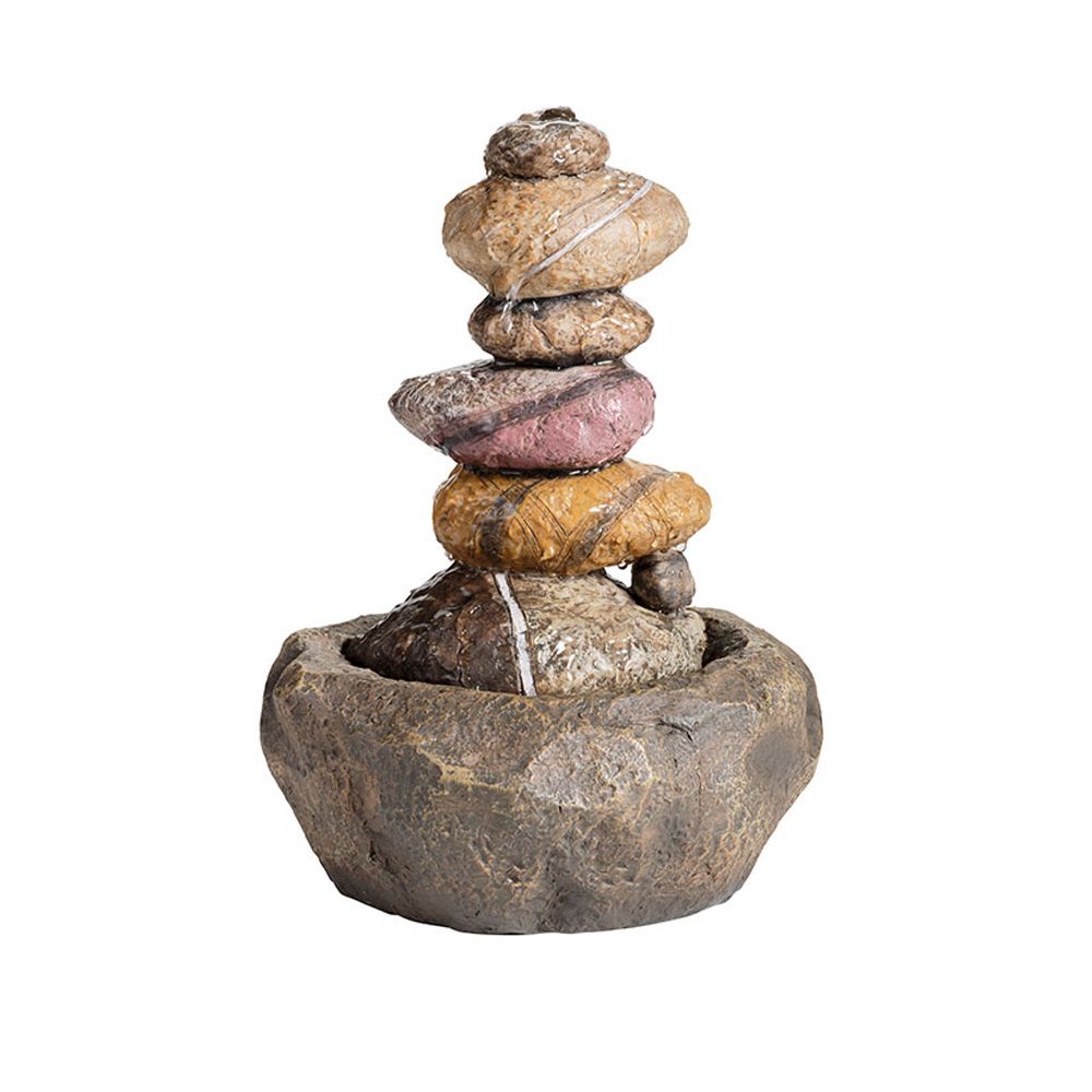 FUENTE DE POLIRESINA PARA INTERIOR Y EXTERIOR; 22 x 22 x 30 cm
