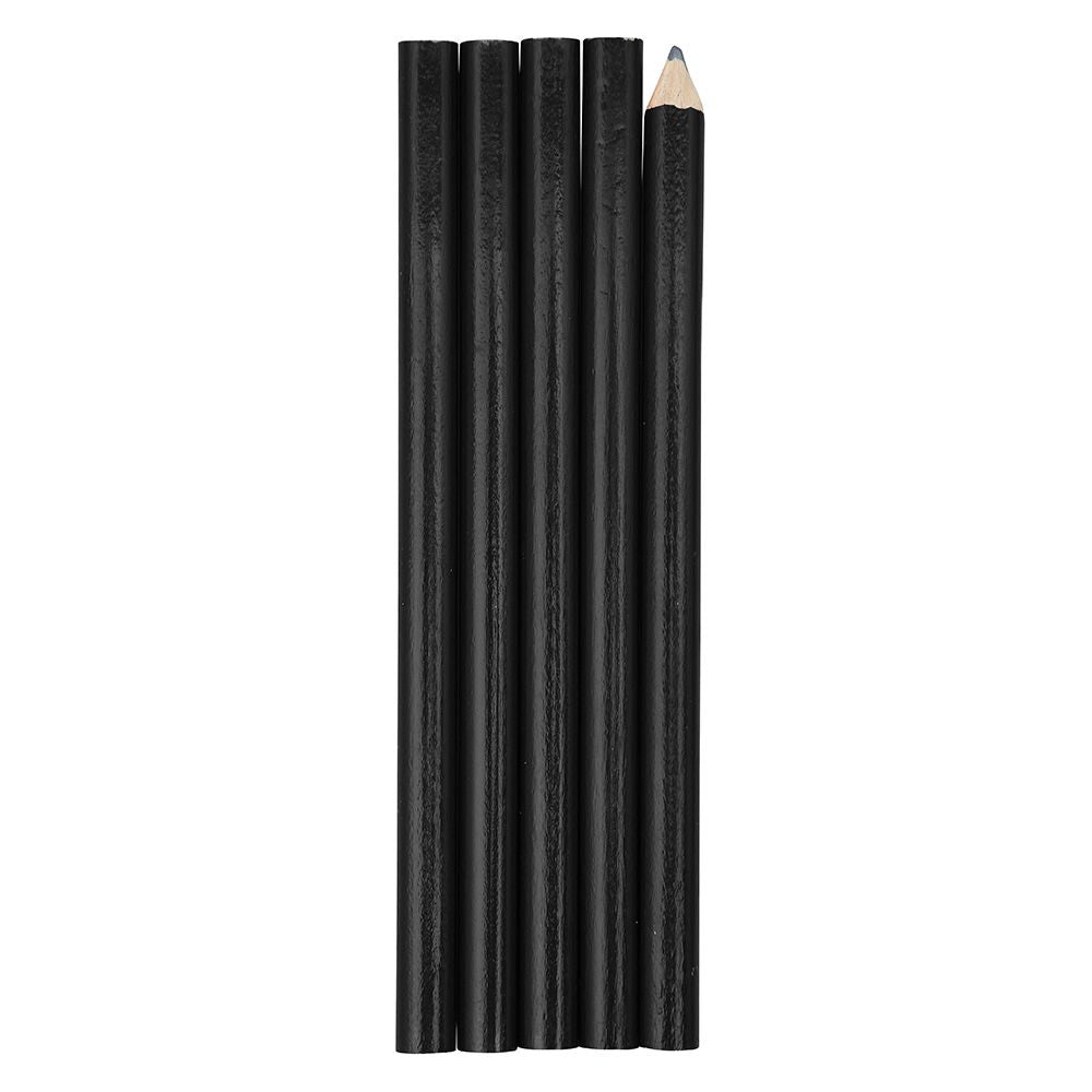 LÁPIZ CARPINTERO NEGRO 174 mm, CAJA 5 uds