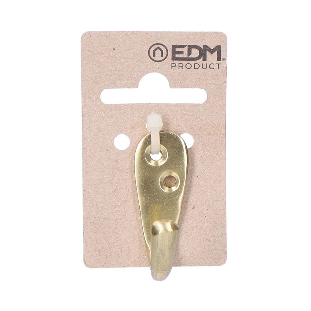 COLGADOR DE LATÓN PULIDO 4 x 4,5 cm