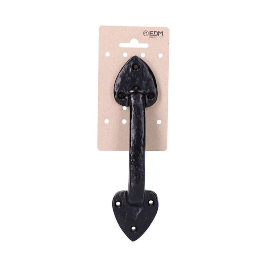 TIRADOR PUERTA 210mm FORJA NEGRO