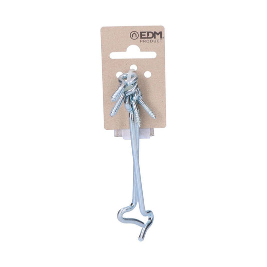 2 ALDABILLAS DOBLE HEMBRILLA 100 mm ZINC